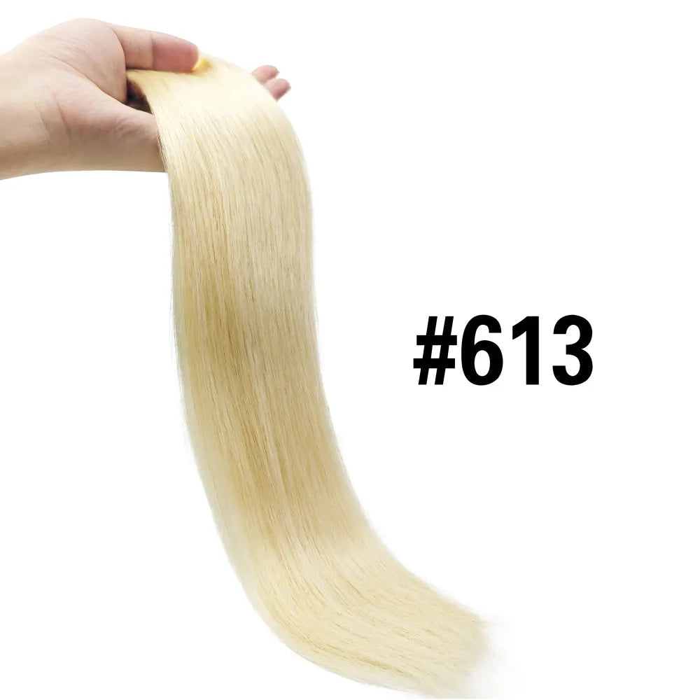 Clip In Hair Extensions Real Human Hair color #4 Chocolate Brown Clip In Hair Extensions 8pcs Hair Natural Black Color 26 Inches