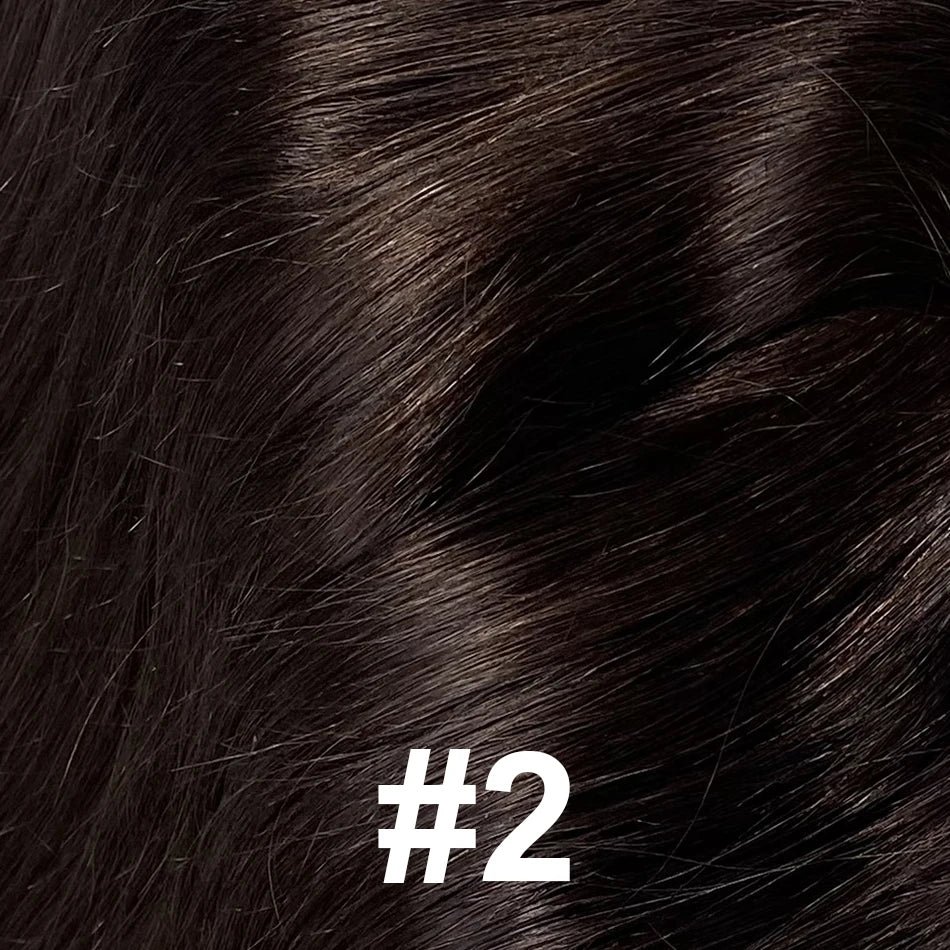 Human Hair Feather Hair Weft Extensions 100% Real Natural Customize Hair Comfortable Invisible Black Brown Blonde for Salon