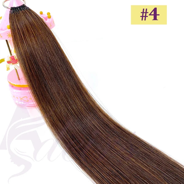 ADEIRS New Feather Hair Extensions 100% Human Hair Real Natural Hair Comfortable And Invisible Black Brown Blonde Straight