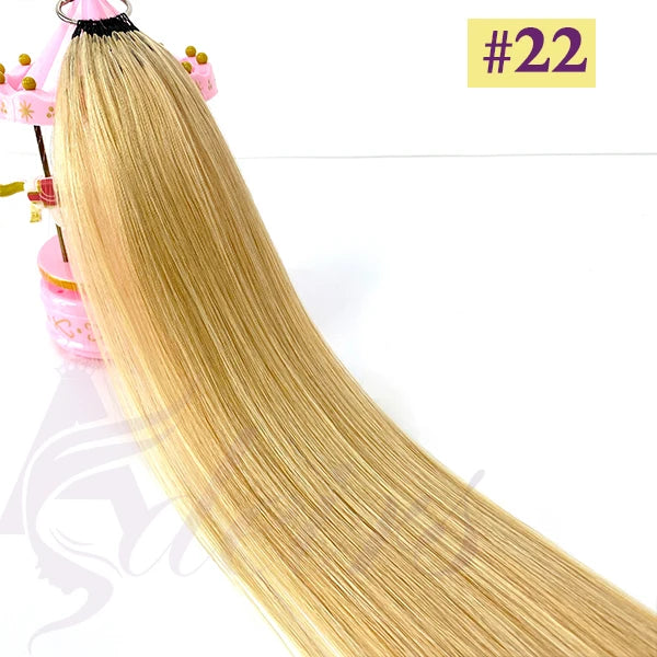ADEIRS New Feather Hair Extensions 100% Human Hair Real Natural Hair Comfortable And Invisible Black Brown Blonde Straight