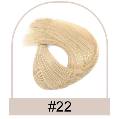 Straight Human Hair Extensions ITIP Human Fusion Hair 100% Real Brazilian Human Hair 50 Strands Keratin Capsule Natural Hair