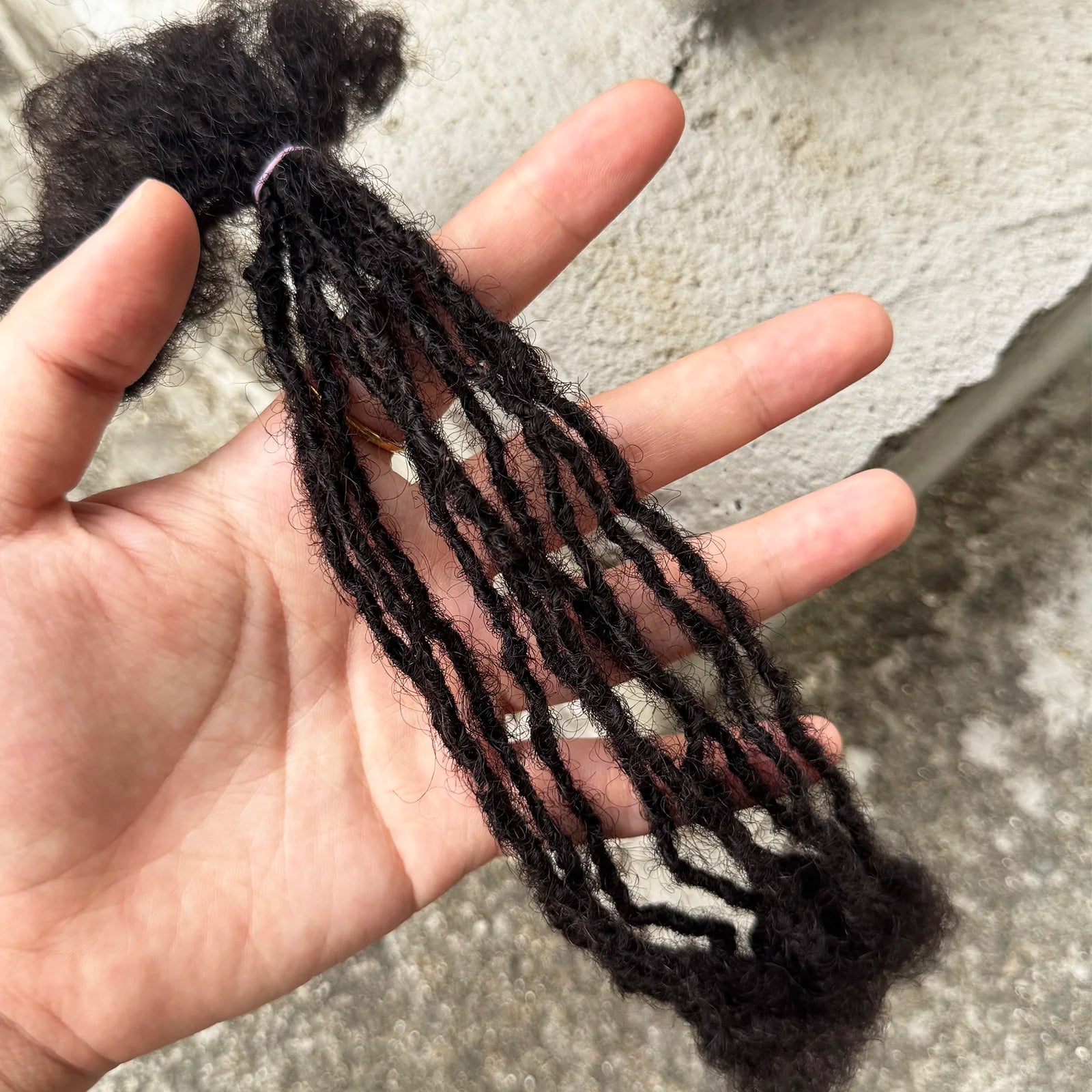 8-12inch 0.2cm Handmade Inter Loc Extension Sisterlocks 100% Real Human Hair Permanent Micro Locs Extensions Soft Dreadlock