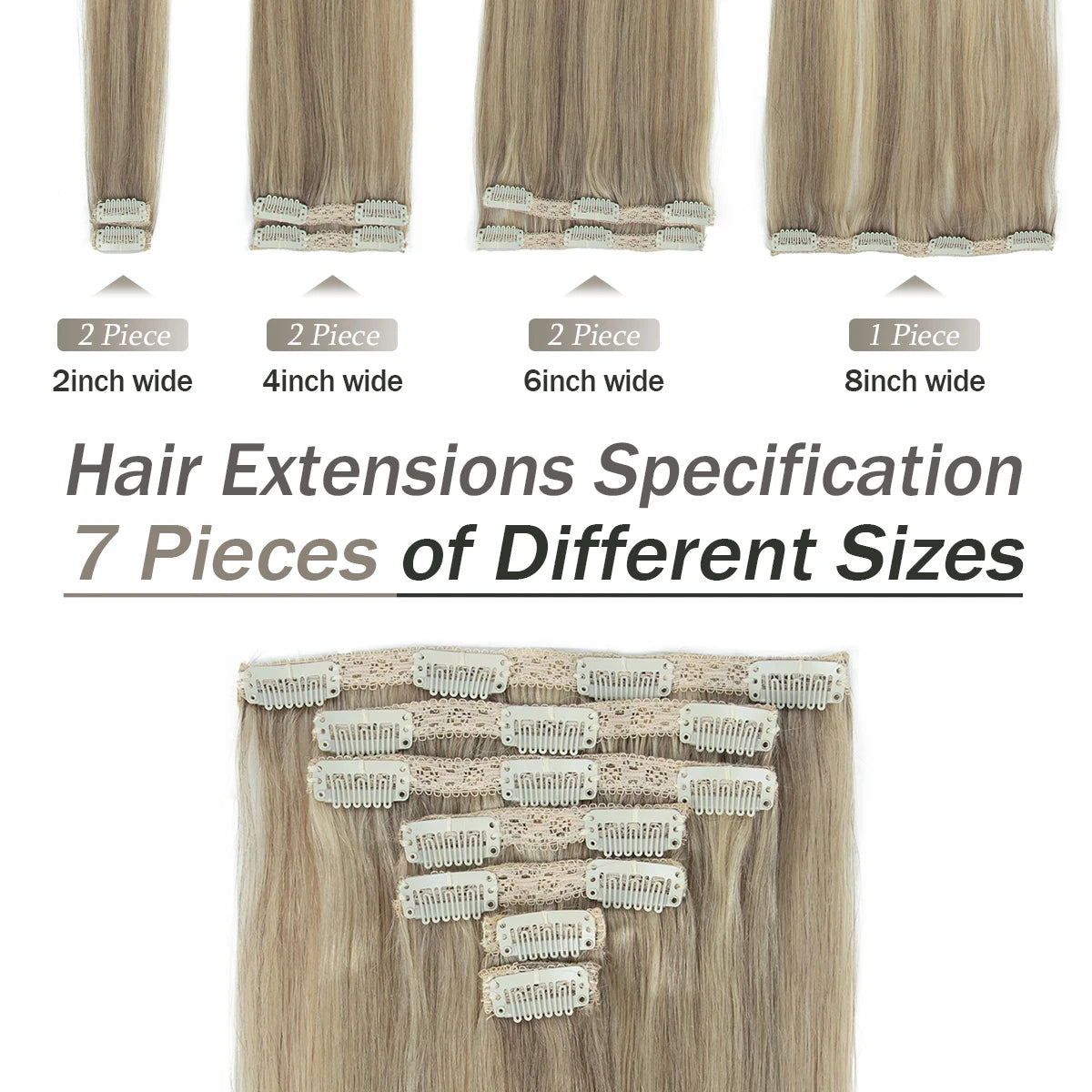 Clip-In Hair Extensions Made from Real Remy Human Hair Perfect for Women Seeking a Soft Natural Look for Everyday Use