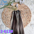 Human Hair Feather Hair Weft Extensions 100% Real Natural Customize Hair Comfortable Invisible Black Brown Blonde for Salon