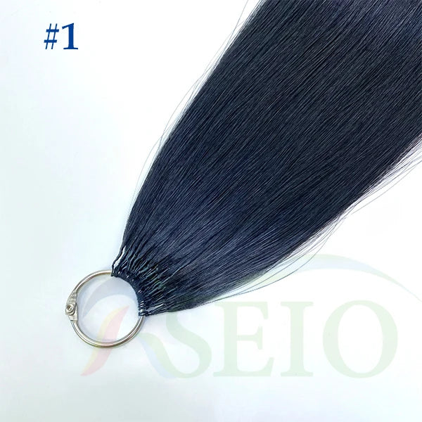 RSEIO New Feather hair extensions Human Hair 100% Real Natural Hair Comfortable and Invisible 16"-26" Black Brown Blonde Straigh
