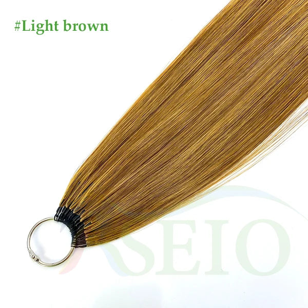 RSEIO New Feather hair extensions Human Hair 100% Real Natural Hair Comfortable and Invisible 16"-26" Black Brown Blonde Straigh