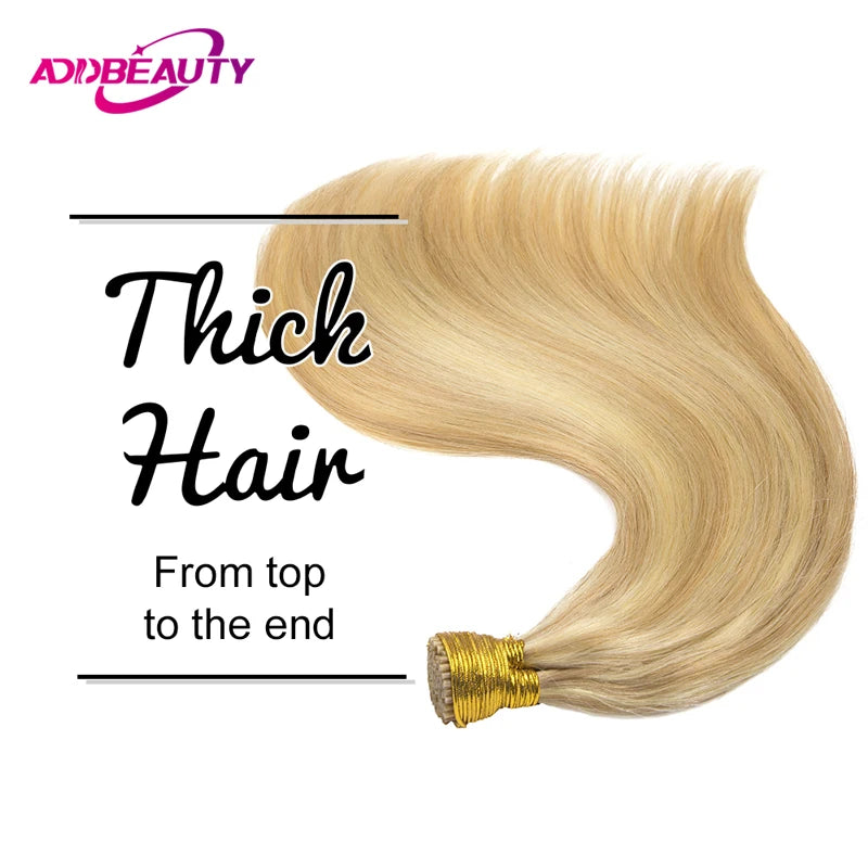 Straight Human Hair Extensions ITIP Human Fusion Hair 100% Real Brazilian Human Hair 50 Strands Keratin Capsule Natural Hair
