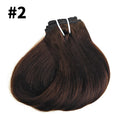 8Pcs Clip Ins 4/27 Highlight Color Straight Clip In Human Hair Extensions Brazilian Human Hair Clip In Hair Extensions 120G/Pack