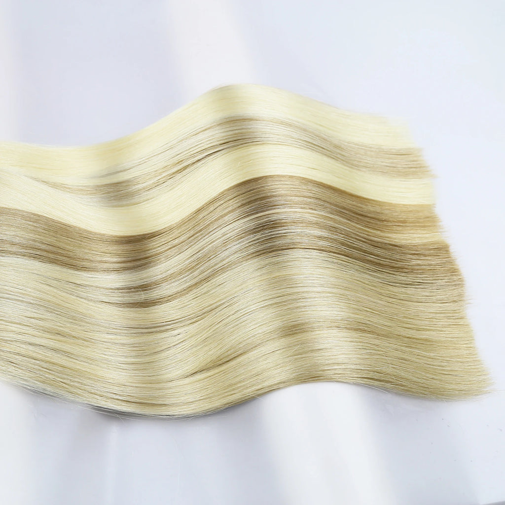 Flat Tip Hair Extensions Remy Real Human Hairpieces Straight Keratin Capsules Tip Hair Extensions For Salon Pre Bonded 50pcs/Set