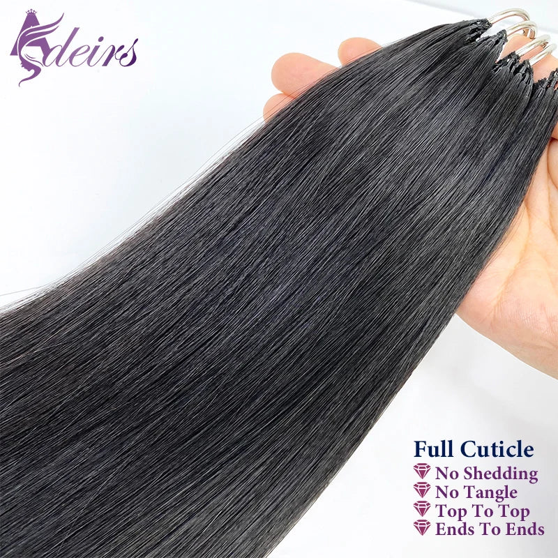 ADEIRS New Feather Hair Extensions 100% Human Hair Real Natural Hair Comfortable And Invisible Black Brown Blonde Straight