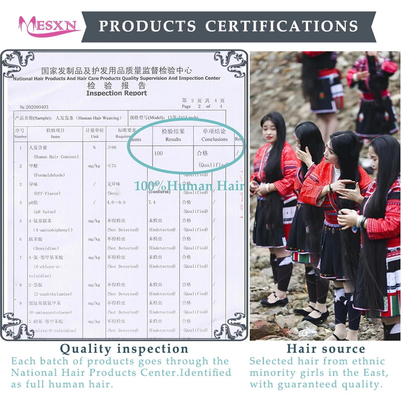 MESXN High Quality Flat Tip Hair Extensions Natural Real Human Fusion Hair Extensions Brown Blonde Color Thickening Of Roots