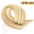 ADEIRS High Quality Human Hair Wefts Extensions Hair Weaves Bundles 100% Real Human Natural Hair Double Weft Brown Blonde salon
