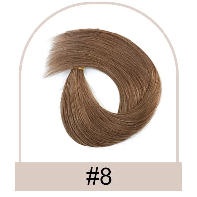 Straight Human Hair Extensions ITIP Human Fusion Hair 100% Real Brazilian Human Hair 50 Strands Keratin Capsule Natural Hair