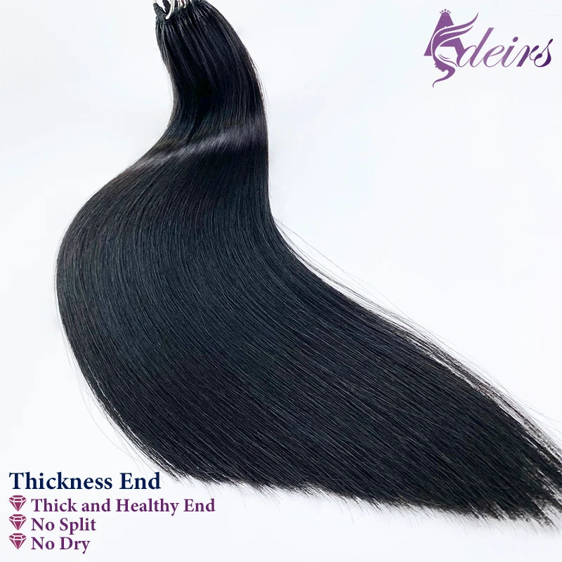 ADEIRS New Feather Hair Extensions 100% Human Hair Real Natural Hair Comfortable And Invisible Black Brown Blonde Straight