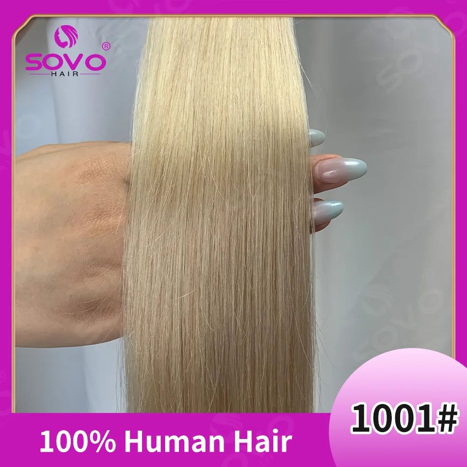 100-200Grams Clip In Hair Extension 100% Remy Human Hair Dark Brown Clip-On HairPiece Full Head 14-28 Inch For Salon Supply