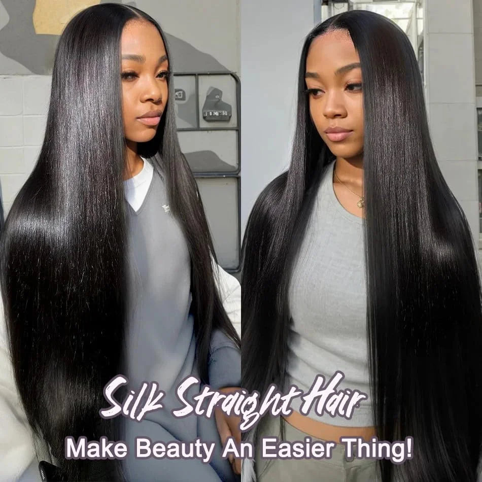 30 34 Inch Straight Human Hair Bundles Raw Hair Bundles 100% Human Hair Natural Brazilian Human Hair Extensions For Black Women