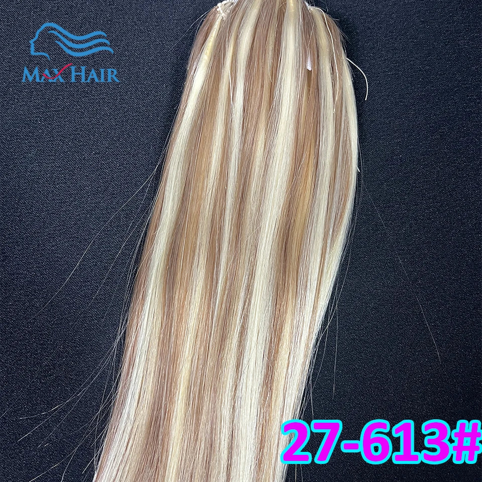 Human Hair Feather Hair Weft Extensions 100% Real Natural Customize Hair Comfortable Invisible Black Brown Blonde for Salon